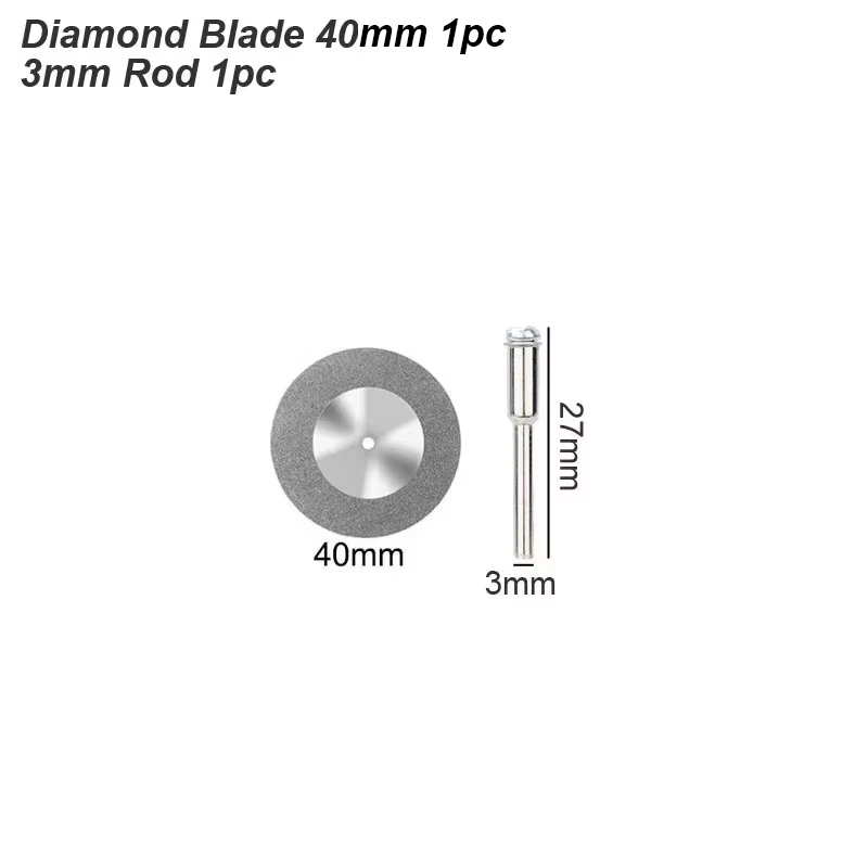 Lame de diamant, disque coupé, roue, scie circulaire, outil rotatif, Mini perceuse, bois, pierre, pl