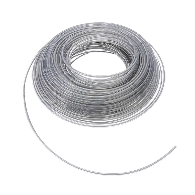 LUSQI-Fil d'acier en nylon pour débroussailleuse, 5m/10m/15m, fil de rechange pour tondeuse à gazon