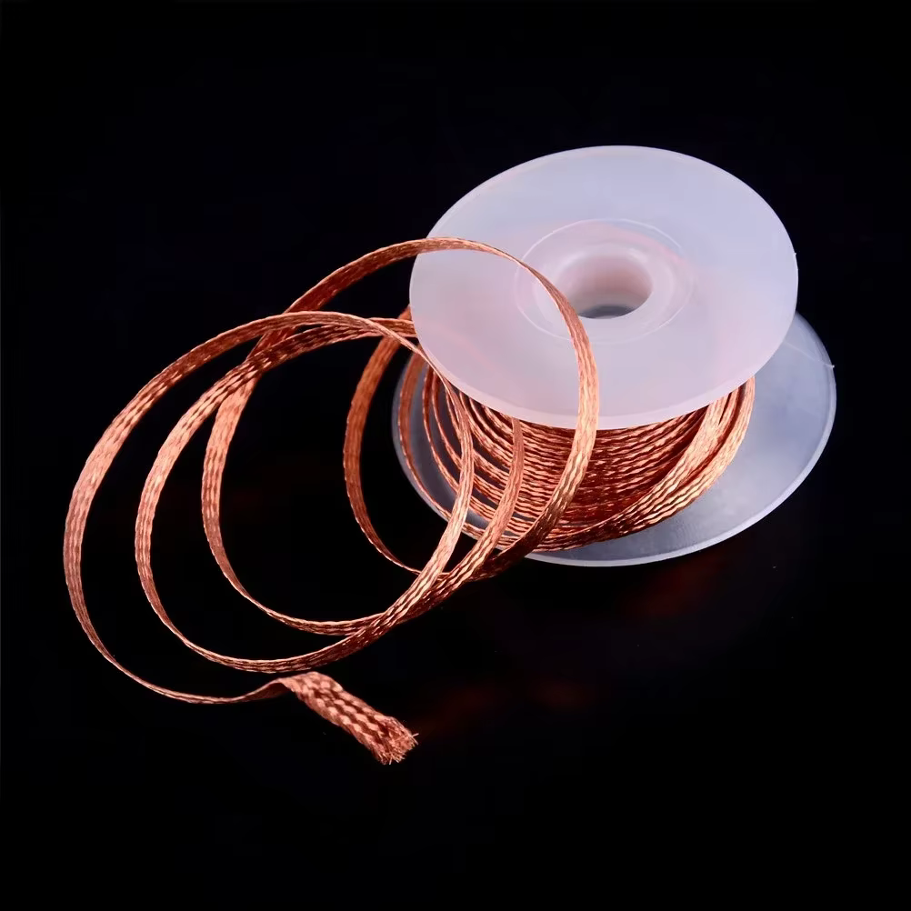 1 pièces 2.0mm 3.5mm 1.5M 3M fils à souder tresse à dessouder dissolvant de soudure mèche fil outil