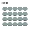 Lot de 20 tampons abrasifs de polissage de 20 mm pour mini perceuse meuleuse avec tige de 2,3 mm pou