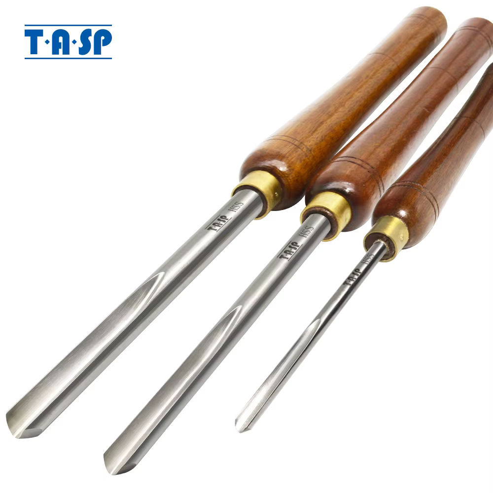 TASP HSS outils de tournage du bois 1/2 "3/8" bol Gouge 1/4 "broche Gouge travail du bois ébauche to