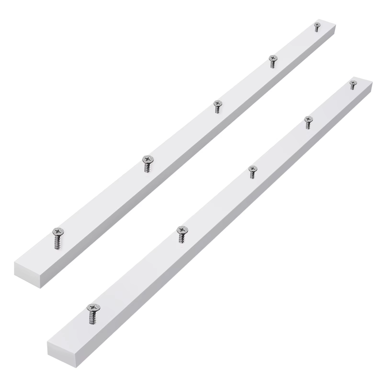 Barres à onglets de traîneau de scie de Table, 2 pièces, avec trous de vis pré-percés, barres à ongl
