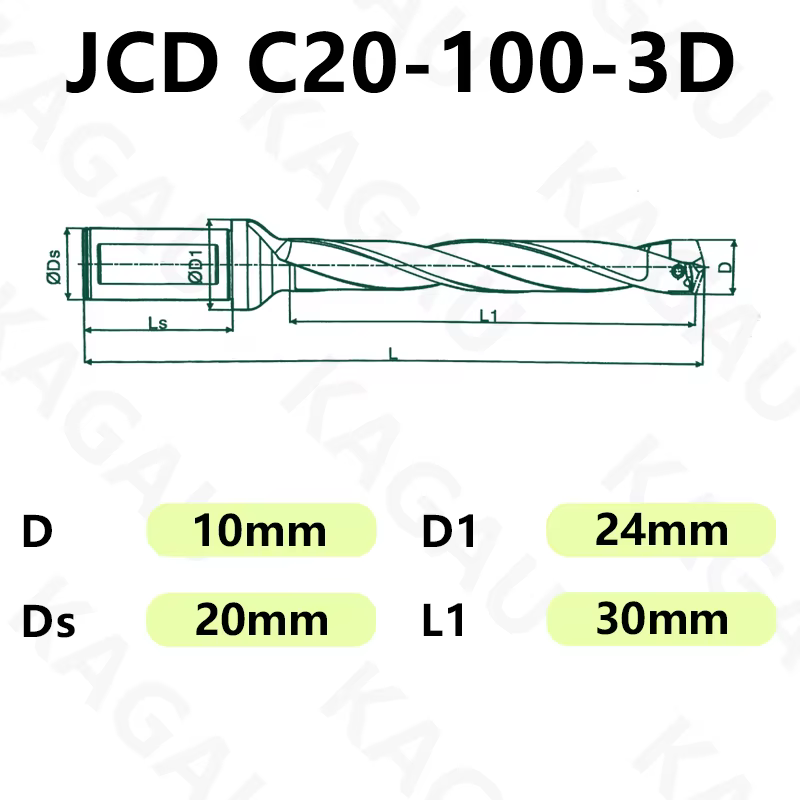 Tige de forage à couronne à refroidissement interne 3D 5D 8D 10D pour perçage de trous profonds, dia
