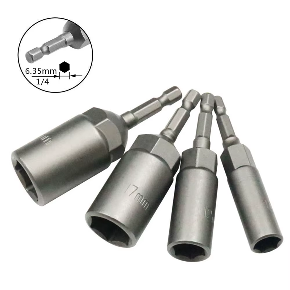 Douille hexagonale intérieure pour perceuse électrique, 6mm-19mm, manchon, tête à douille pneumatiqu