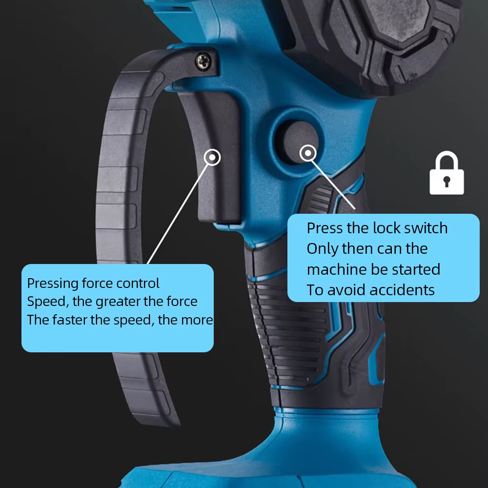 Makita – scie à chaîne électrique Portable de 6 pouces, coupe-bois pour arbre, outil électrique de j