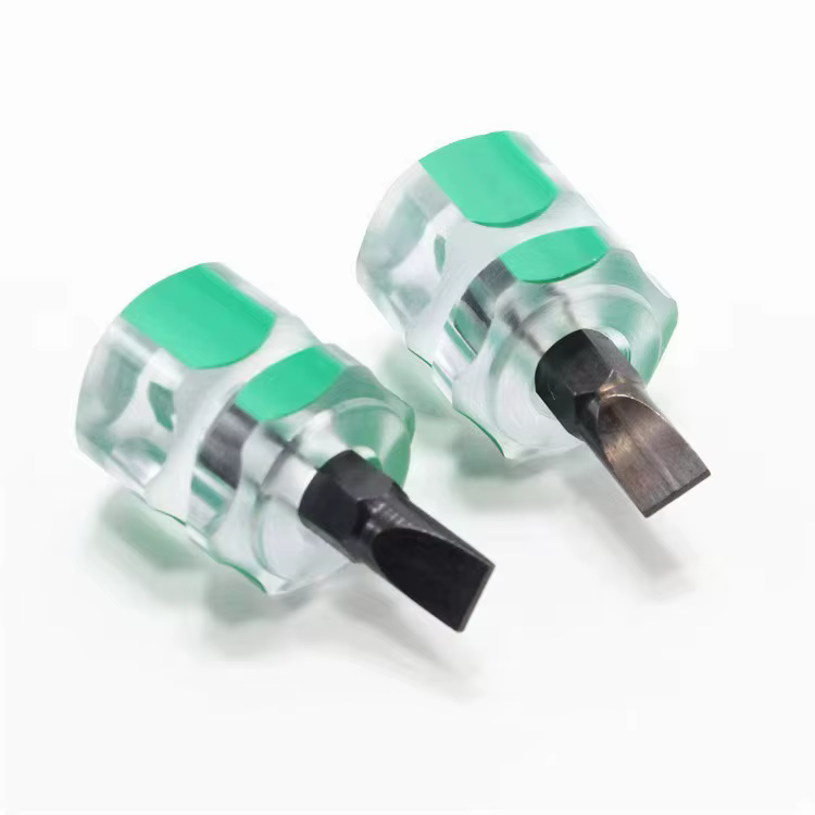 Kit de tournevis, Mini petit tournevis à tête de radis Portable, poignée transparente, réparation ou