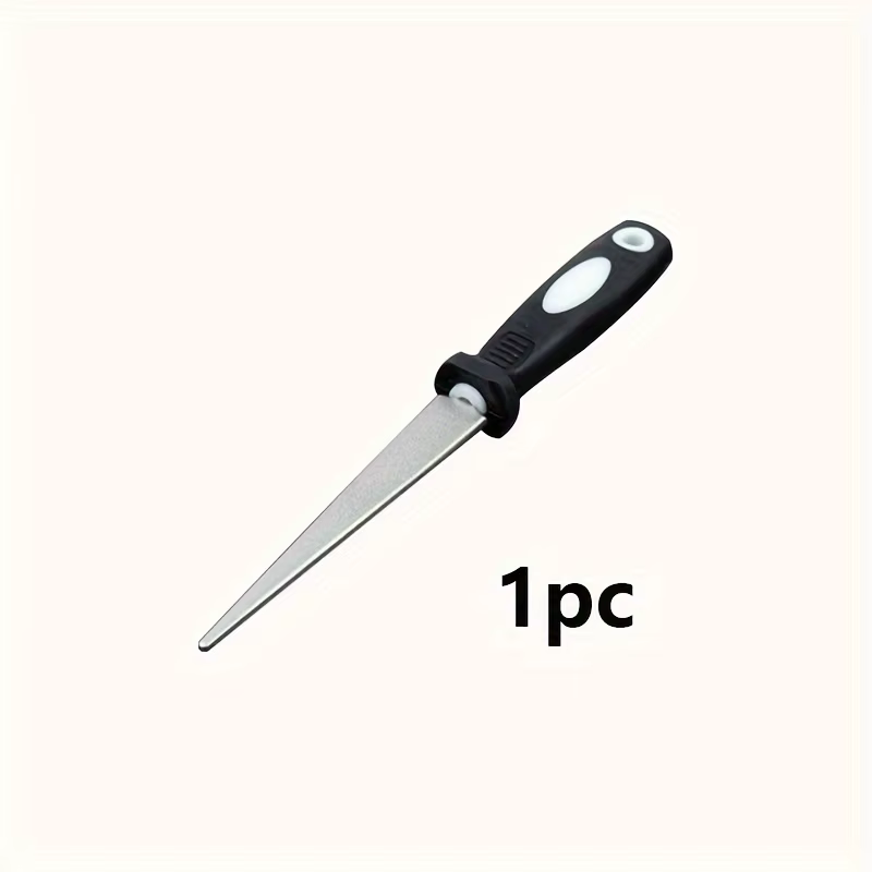 Affûteur de diamant en métal, Double lime à sable, ciseaux, outils de jardinage