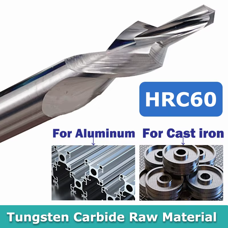 Foret étagé en carbure YZH 90 degrés HRC60, outils de perçage de précision CNC, outil de coupe pour