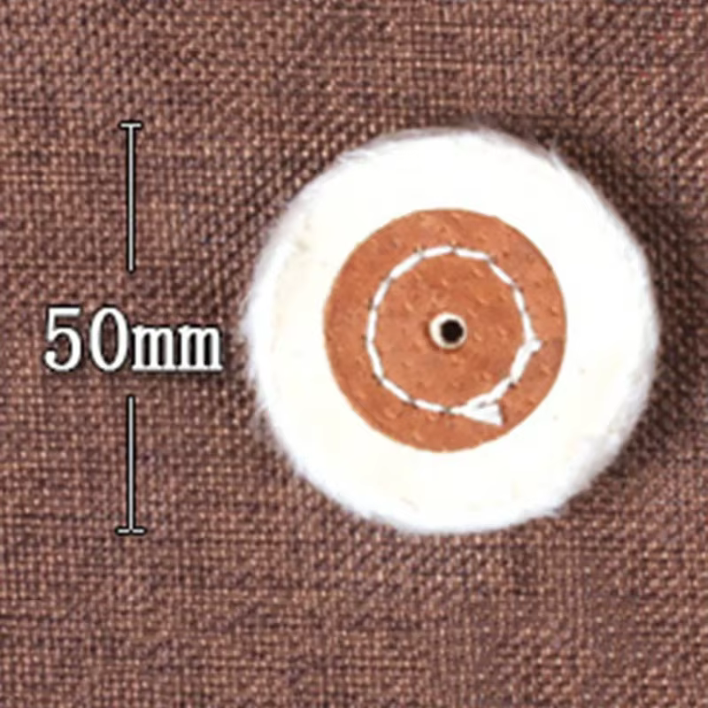 50-200mm tissu polissage roue de polissage coton peluche tissu tonnelle tampon meuleuse Pad 150 or a