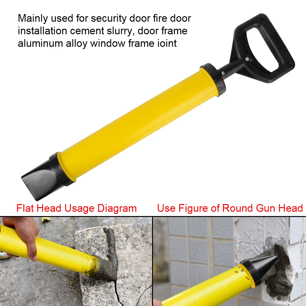 Pistolet de calfeutrage applicateur avec 4 buses, outils manuels, pistolet de jointoiement, pompe à
