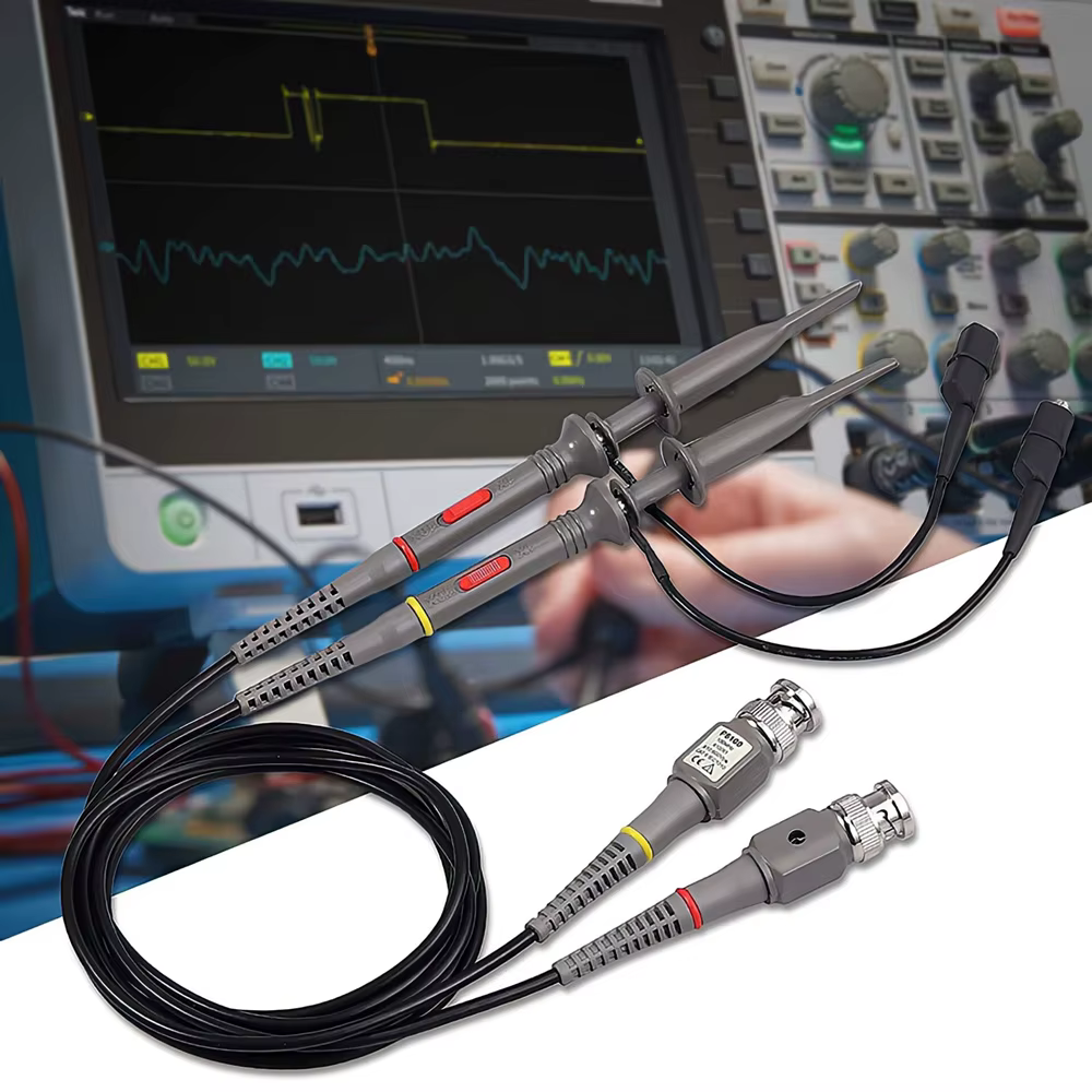 Kit de sonde d'oscilloscope P6100 BNC, 100MHz, 1X, 10X Mayitr, testeur de haute précision, avec pinc