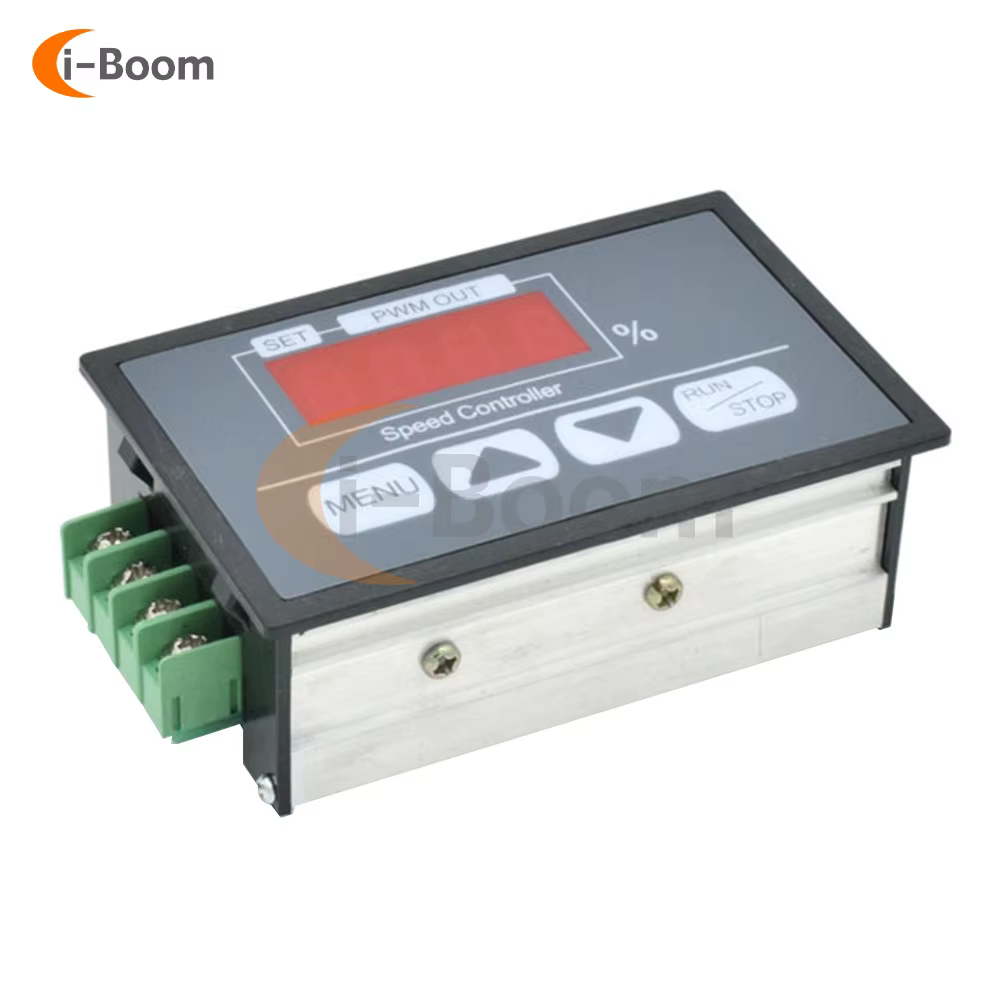 Contrôleur de vitesse de moteur PWM DC6-60V, contrôleur de puissance avec affichage numérique LED, d