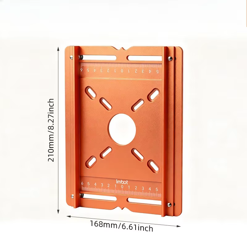 Plaque inférieure réglable pour rail de guidage de scie circulaire, accessoire pour machine de décou