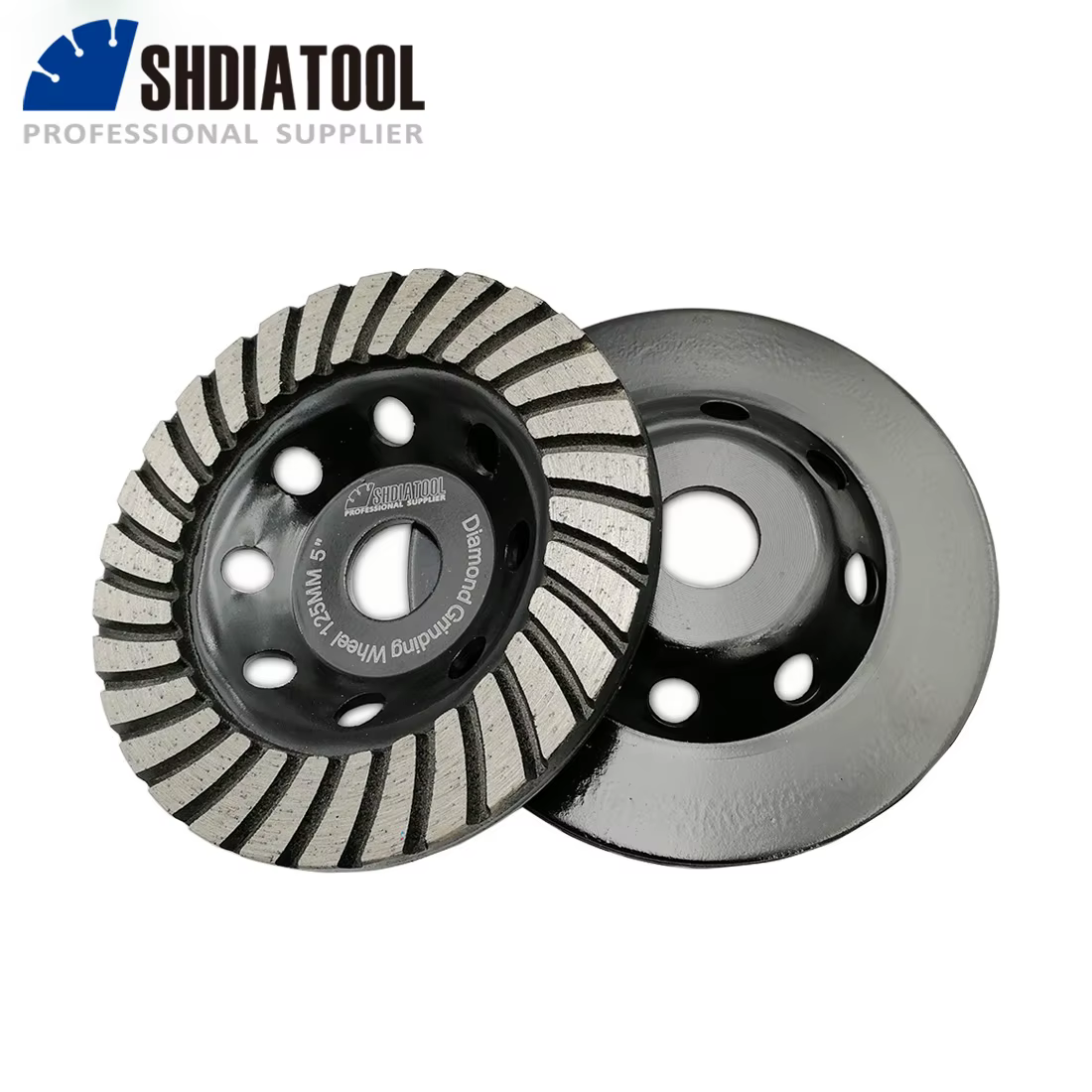 SHDIATOadvocate-Meuleuse d'angle diamant, 125mm, Turbo Nucleo Concrete, Meule de meulage, Brique Mas