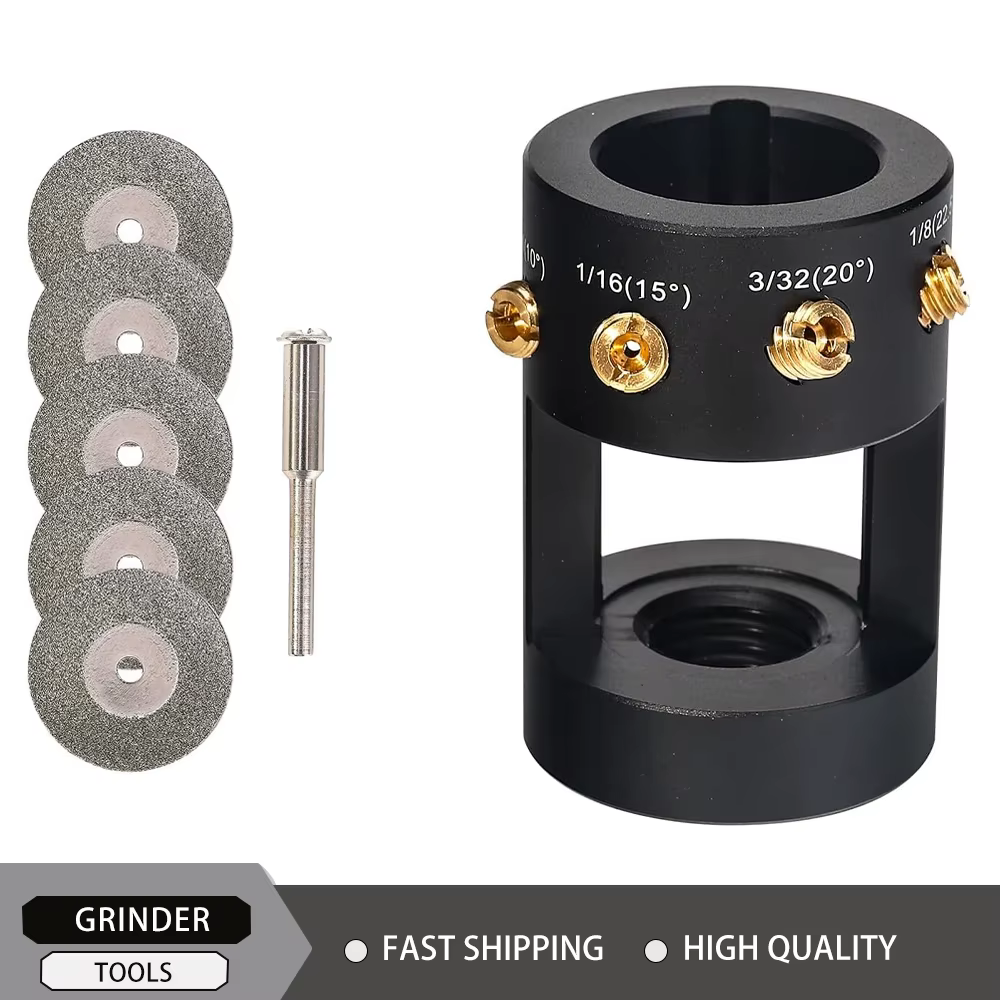 Meuleuse d'affûtage d'électrode en tungstène, outil de soudage TIG avec fente de coupure, multi-angl