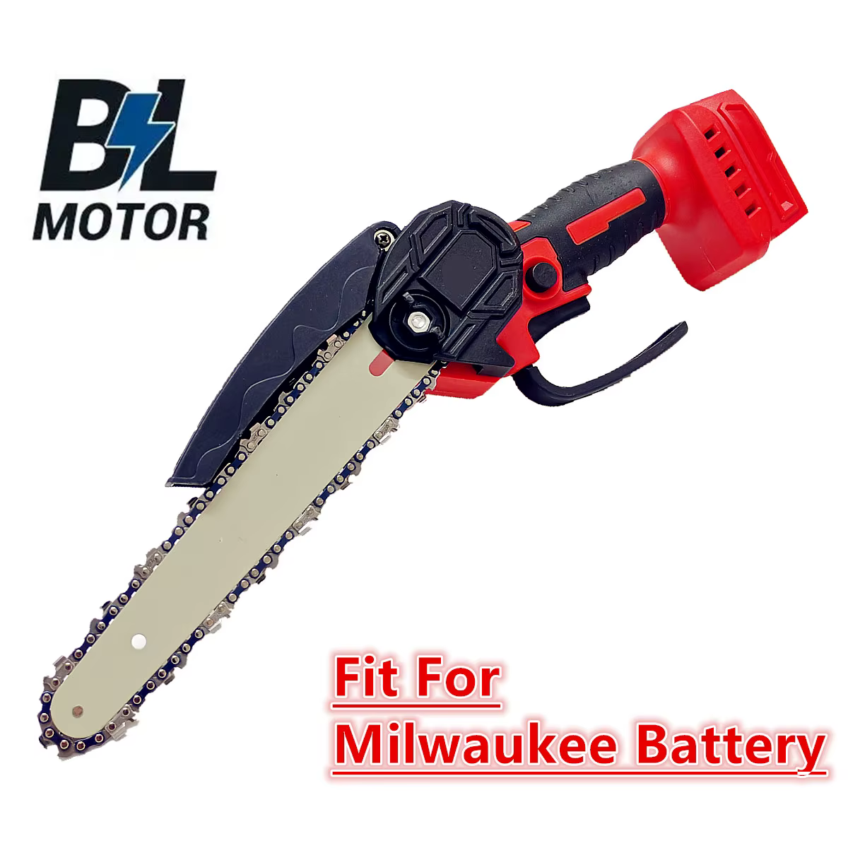 Convient pour Milwaukee 18V batterie 8 pouces scie à chaîne tronçonneuse sans brosse électrique sans