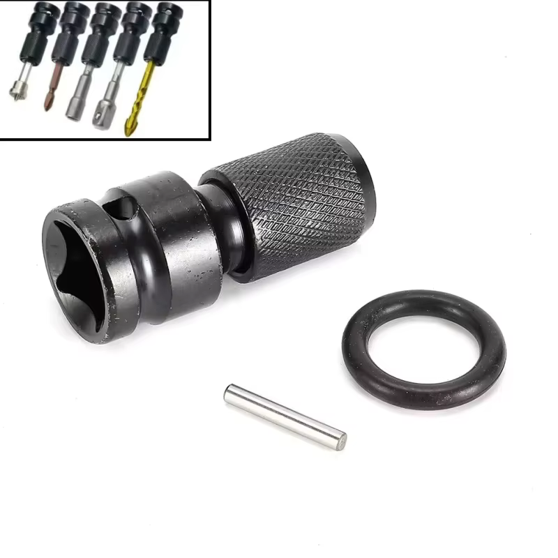 Adaptateur de mandrin de perceuse, adaptateur de douille hexagonale, entraînement 1/2" vers embouts 