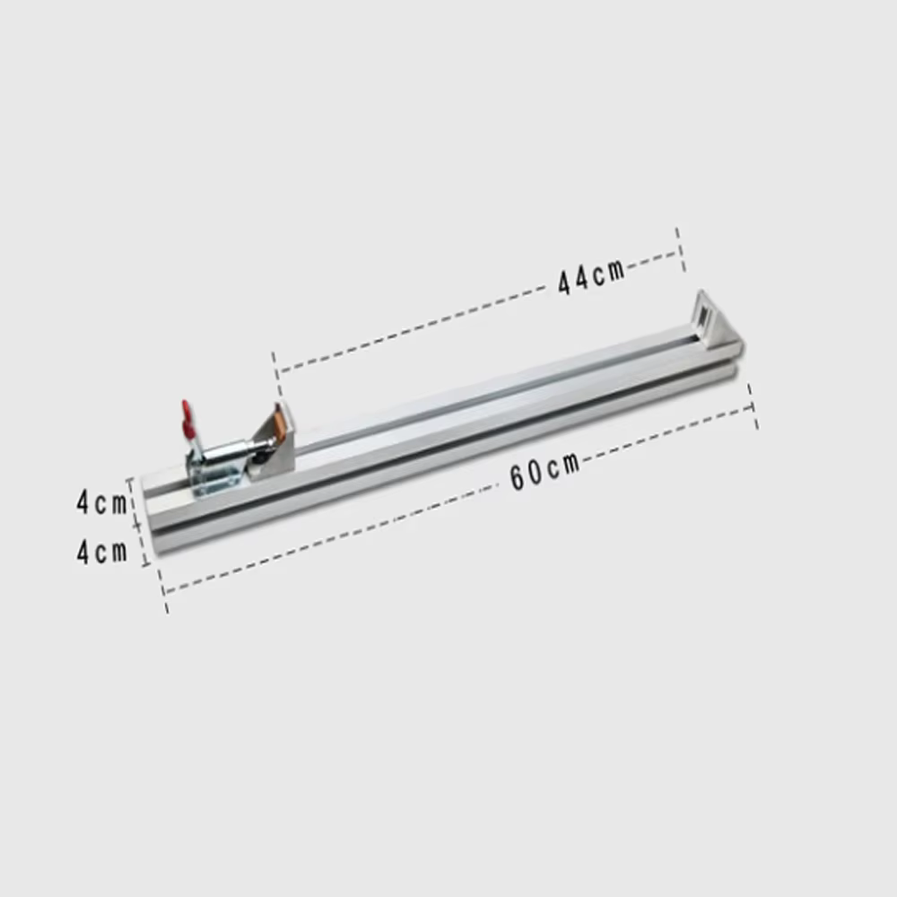 Nouveau système de Rail de guidage de scie circulaire électrique 60/100/120cm, bord de serrage, Guid