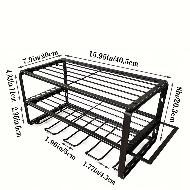 Support de rangement d'outils électriques, matériel mural, support d'outils pour perceuse électrique