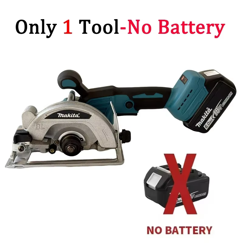 Scie circulaire sans fil Makita 18V, 125 mm, 5000 tr/min, sans balais, pour le travail du bois, régl