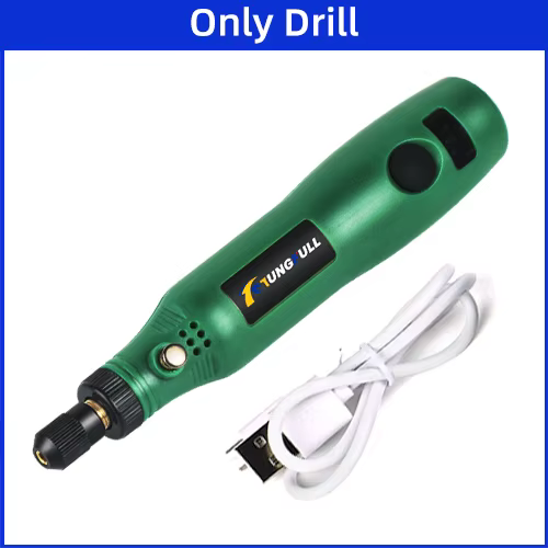 Meuleuse électrique sans fil, perceuse sans fil USB, mini perceuse électrique, stylo de gravure, pol