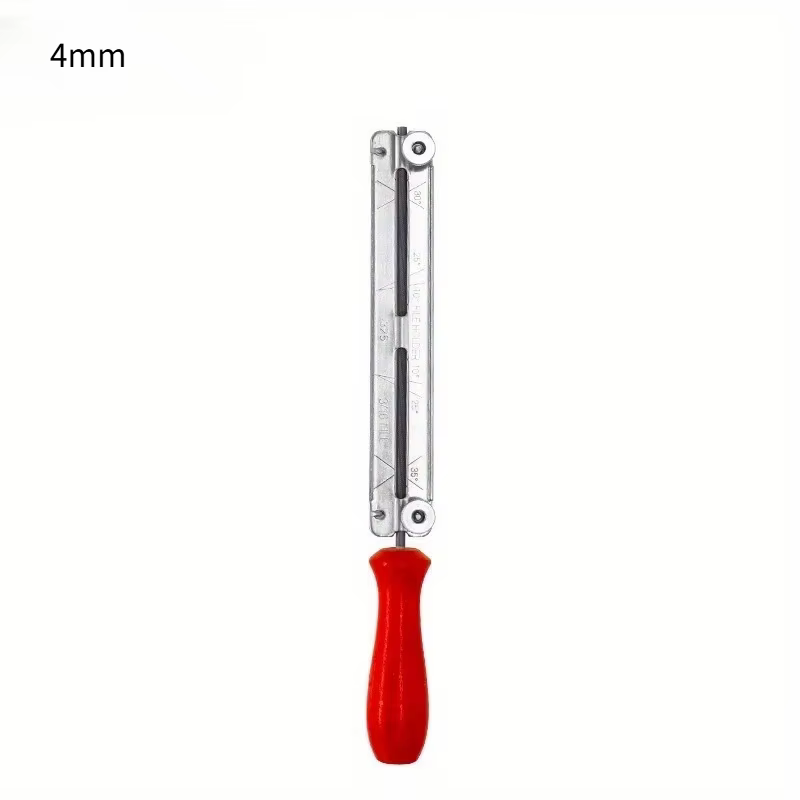 Lime à chaîne de tronçonneuse 4/4,8/5,5 mm en acier plat, outil manuel pour l'entretien des chaînes