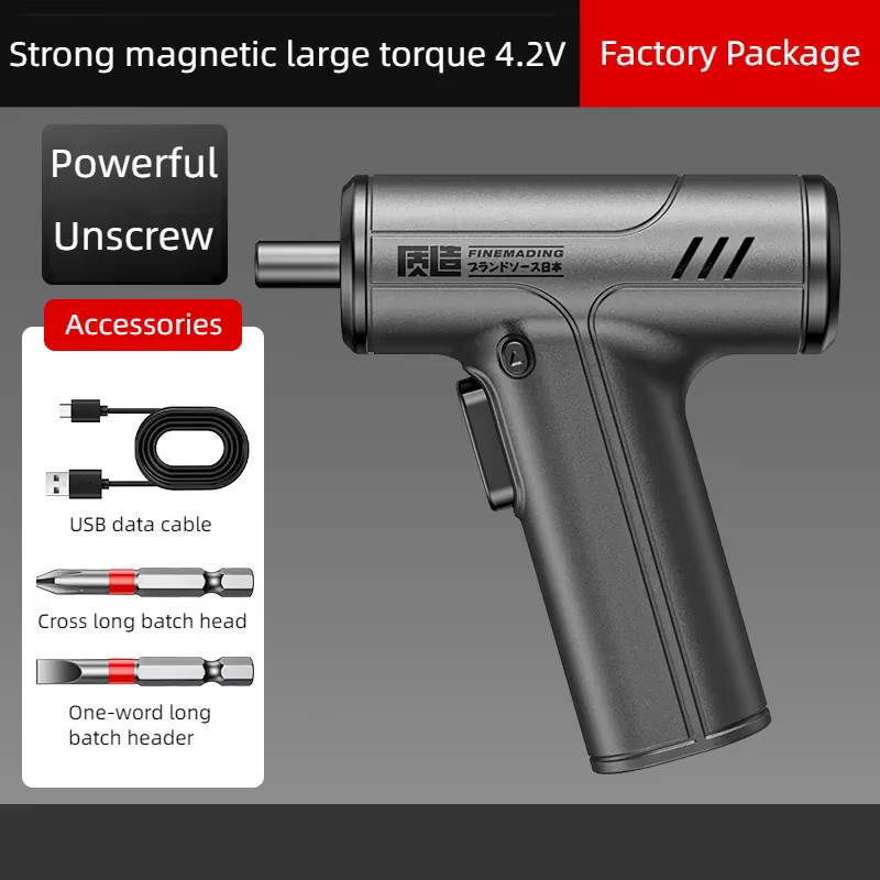 Jeu de tournevis électriques sans fil 4.2V, Mini perceuse à main, outil électrique multifonction Rec