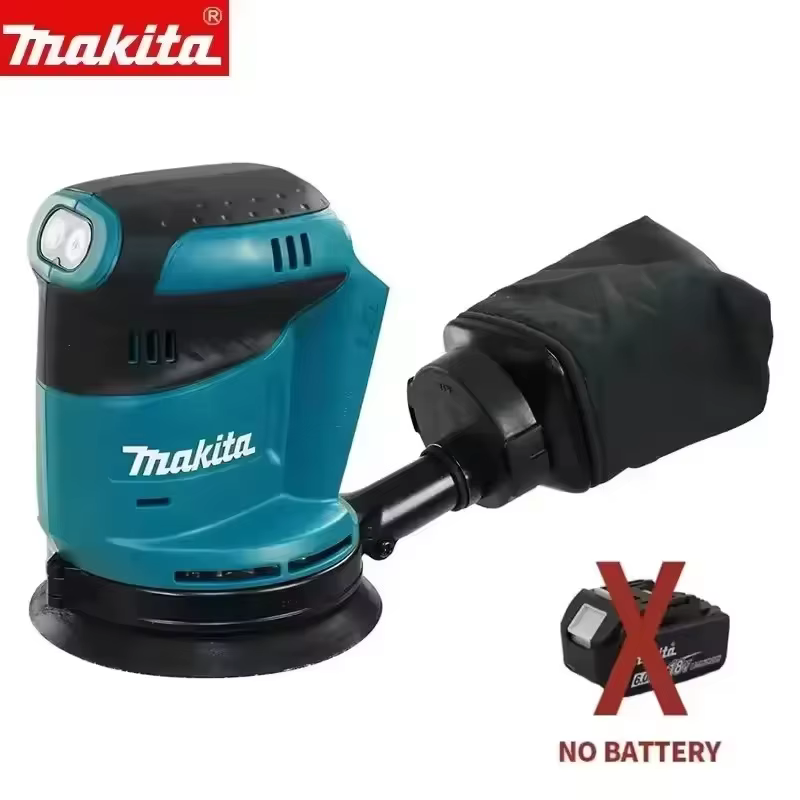 Ponceuse orbitale aléatoire sans fil Makita DBO180Z 18V pour le travail du bois, le ponçage de la ma