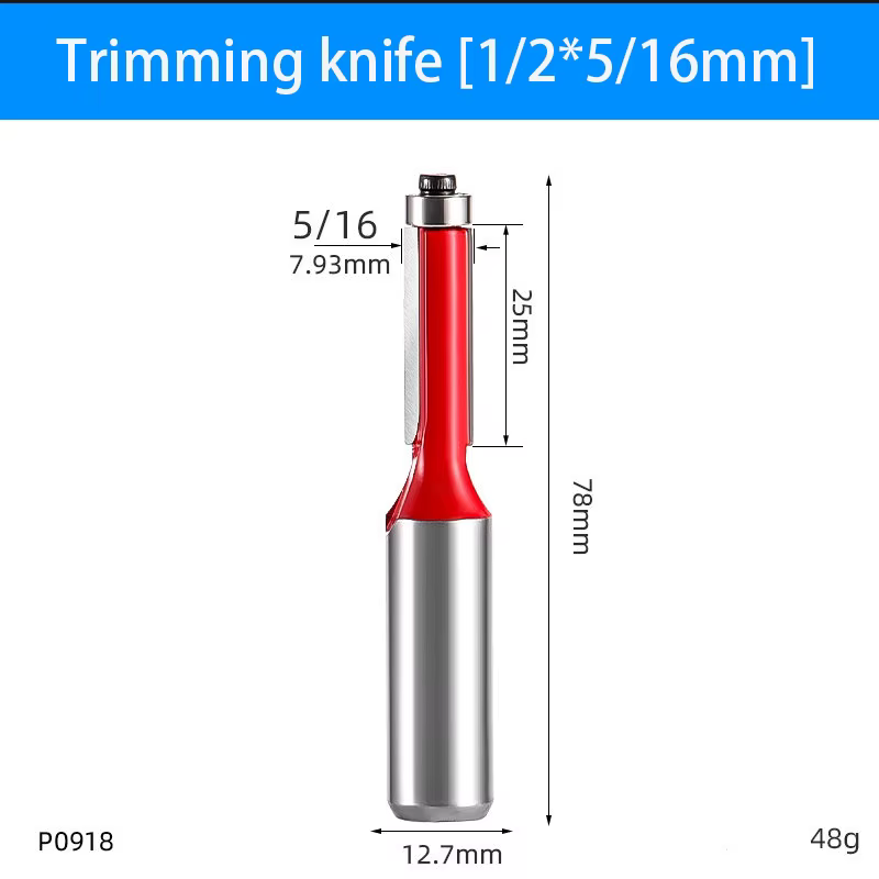 Gabarit de rayonnage d'angle pour le travail du bois et ensemble de couteaux de découpe R10-R50, gui