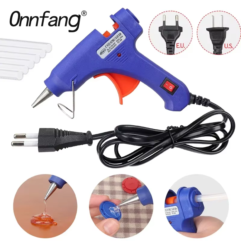 20W pistolet à colle thermofusible bricolage Mini pistolets industriels ménagers température de chal
