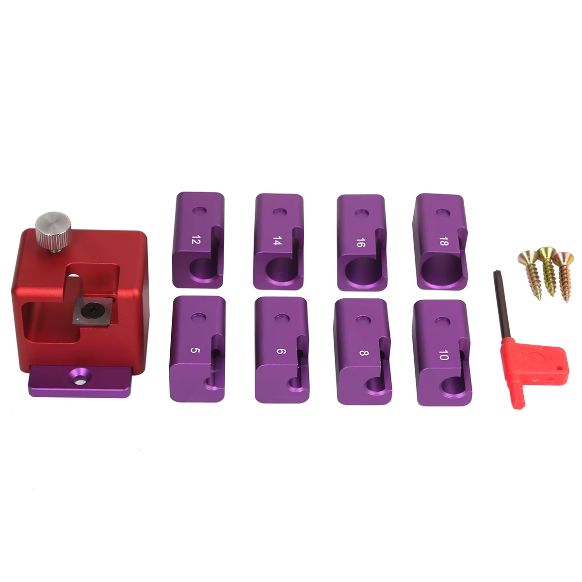 Meacceler5 mm-18mm avec 1 lame en carbure, perceuse électrique, goujon de fraisage rond, outil auxil