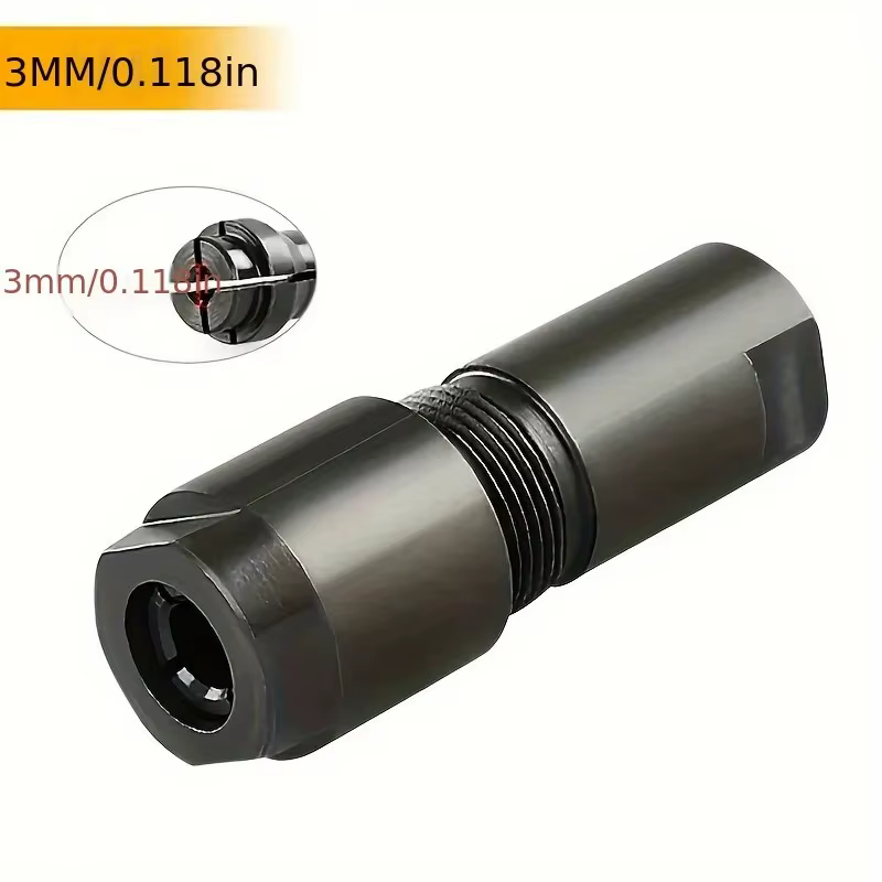 Adaptateur modifié pour meuleuse d'angle 3/6 mm, 1 pièce/1 ensemble, pour mandrin de meuleuse droite