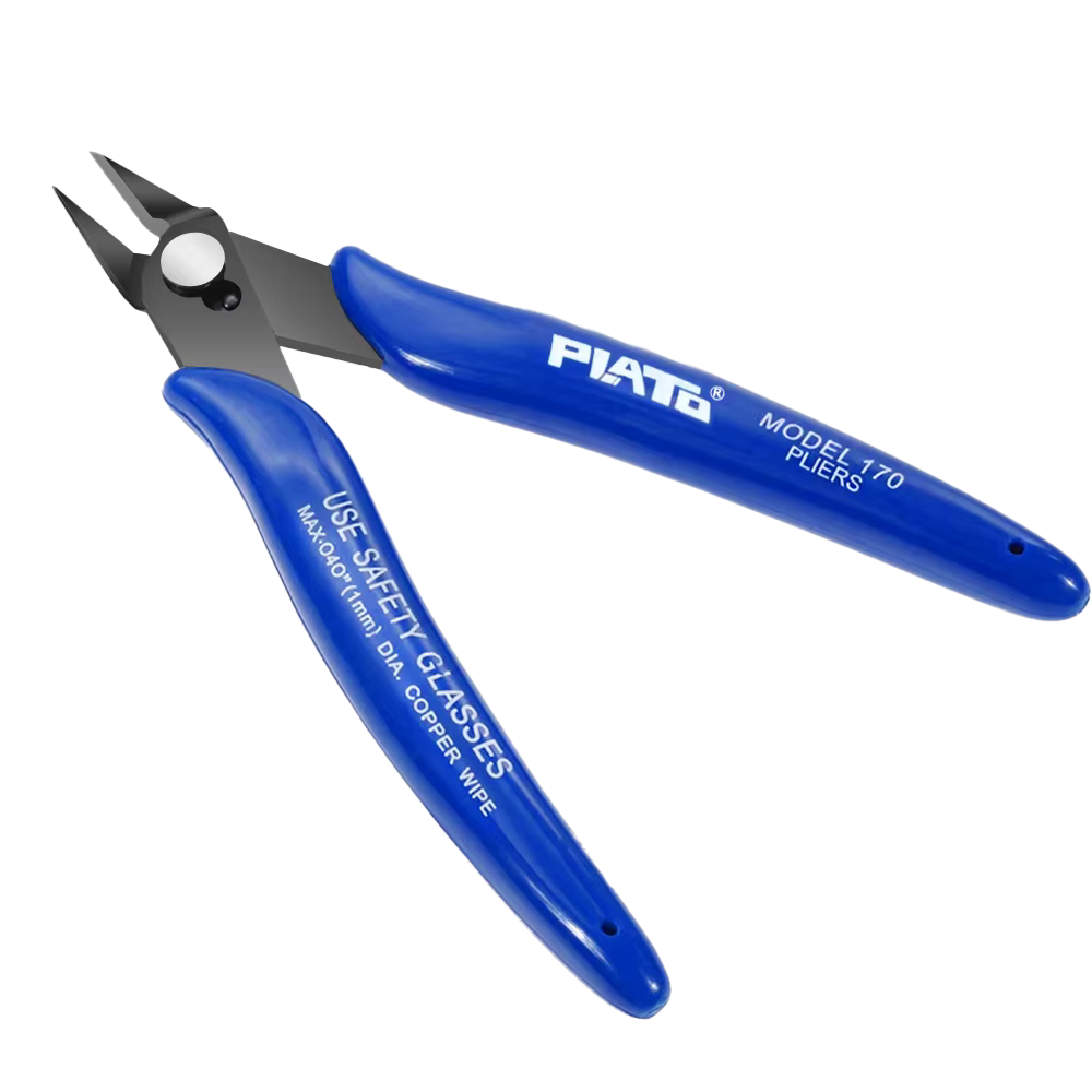 PLATO 170 coupe affleurante bleue Mini pince coupante diagonale câble électrique cisailles métalliqu