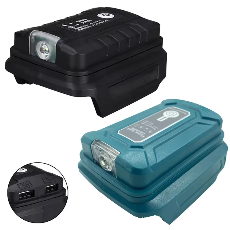 Adaptateur lampe de travail LED pour batterie Li-on Makita 14.4V/18V BL1830 BL1430 BL1850 convertiss
