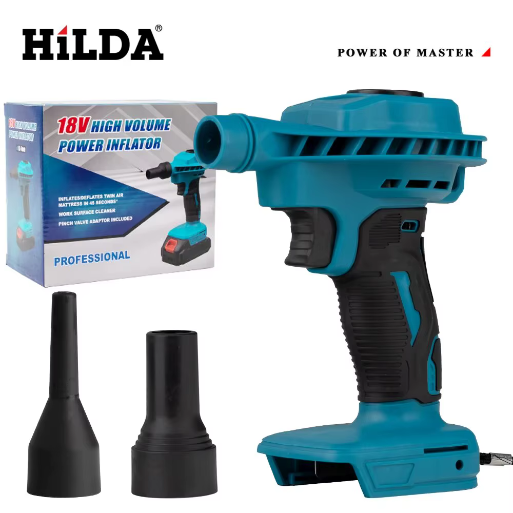 Aspirateur sans fil et souffleur d'air 2-en-1 HILDA pour batterie Makita, idéal pour le detailing au