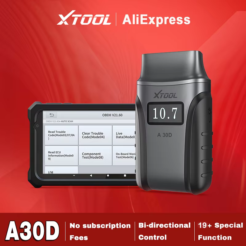 XTOOL A30D OBD2 Scanner système complet outils de Diagnostic de voiture avec 19 réinitialisation FCA