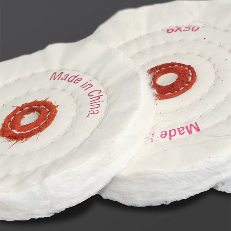 Roue de polissage en tissu 75mm- 200mm, roue de polissage pour bijoux en or et argent, tampon de pol