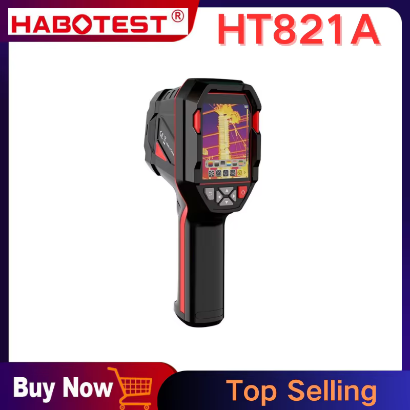 Caméra thermique rechargeable HABOTEST HT821A -20 ℃ ~550 ℃ Imagerie thermique portative étanche, a