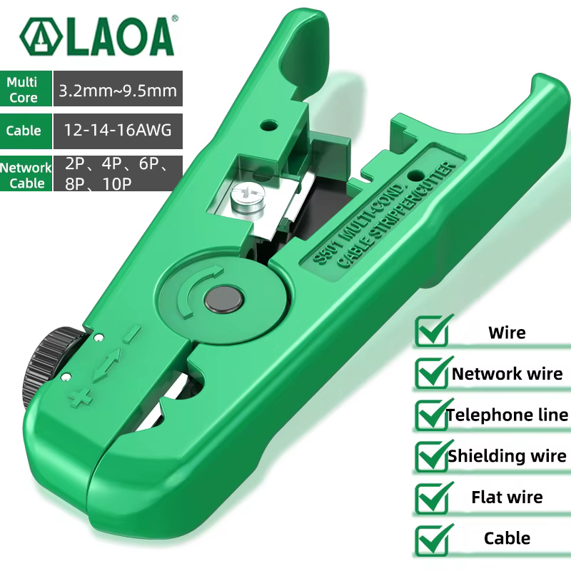 LAOA – outil professionnel de dénudage de fil, pince coupante pour câble réseau 2P 4P 6P 8P 10P, câb