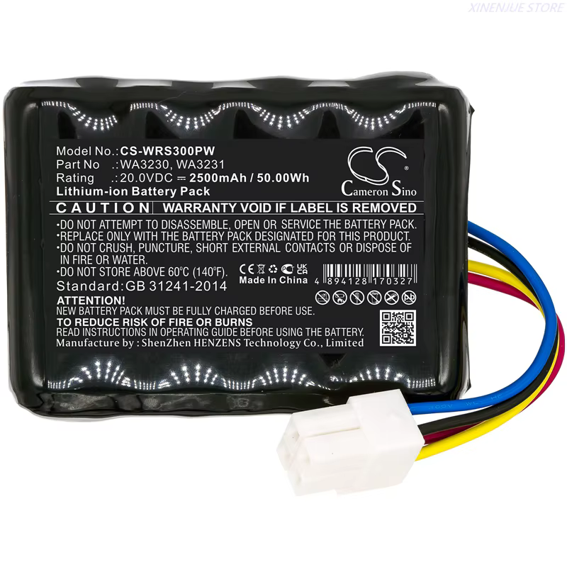 Batterie pour outils de jardinage 20V/2500mAh WA3230,50032492,WA3231,50032774 pour Worx Landroid S B