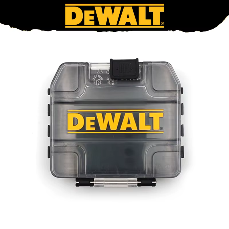 DEWALT Original TSTAK noir petit/moyen outil accessoires boîte de rangement ensemble en plastique ro