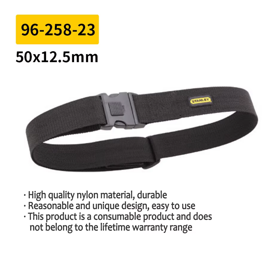 Stanley 96-258-23 ceinture de boîte à outils avec boucle à dégagement rapide ceinture utilitaire rob