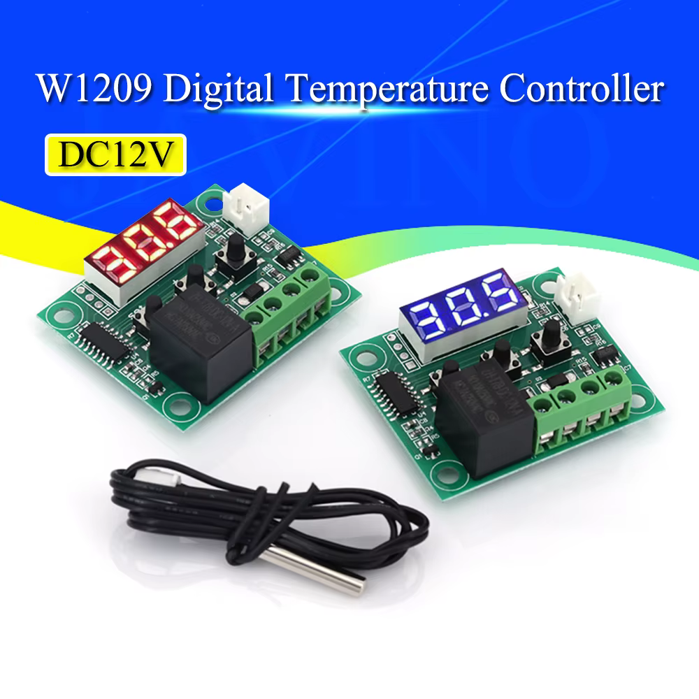 Javino W1209 DC 5 V 12 V chaleur froide température thermostat interrupteur de contrôle de températu