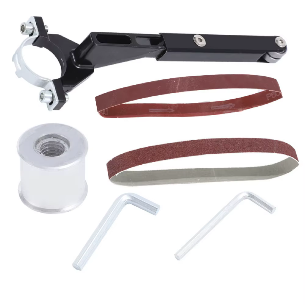 Kit d'adaptateur de bande abrasive, convertisseur de meuleuse d'angle à ponceuse à bande, M10, 100, 