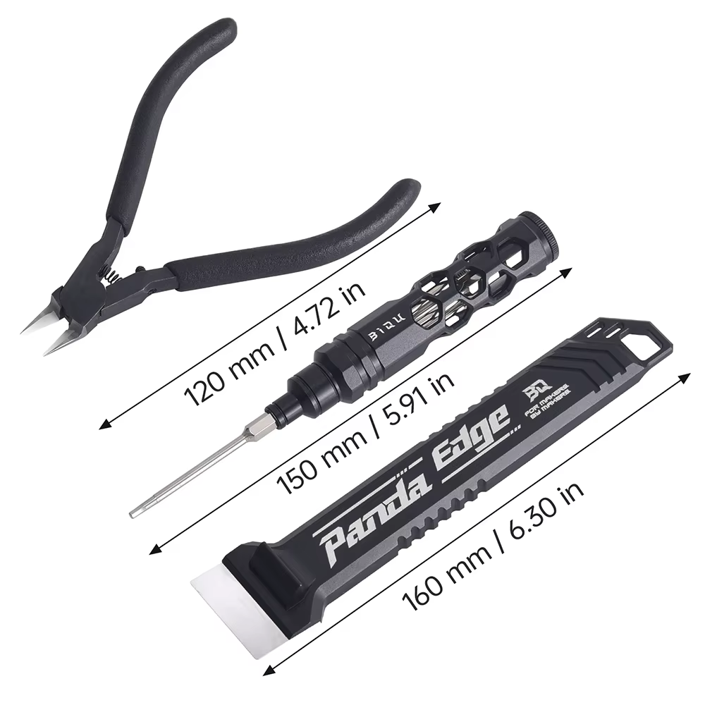 BIQU Sidekick Kit d'outils Tournevis multifonctionnel 5 en 1 Lames de sol de précision légères tranc
