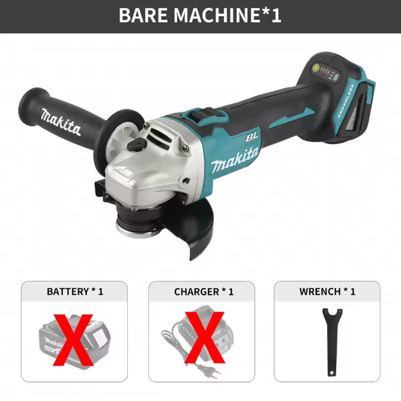 Nouvelle meuleuse sans fil Makita DGA504 2026 : disque de 125 mm, batterie 6,0 Ah, 8500 tr/min, 680