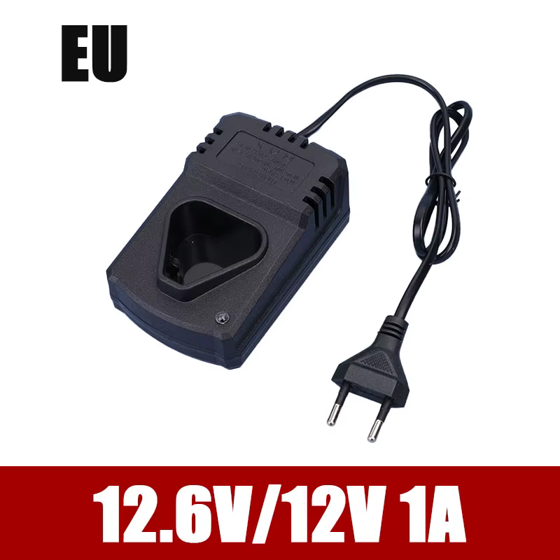 Chargeur universel pour perceuse électrique DC 12V/12.6V US EU Li-ion rechargeable, compatible 100-2