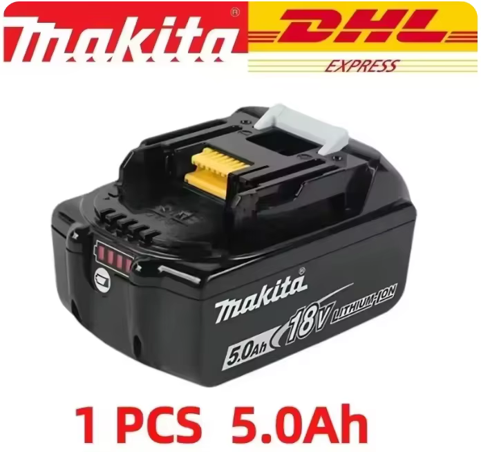 Batterie Makita 18V 100% originale, 6,0 ah, 5,0 ah, rechargeable, Li-ion, pour perceuse sans fil, cl