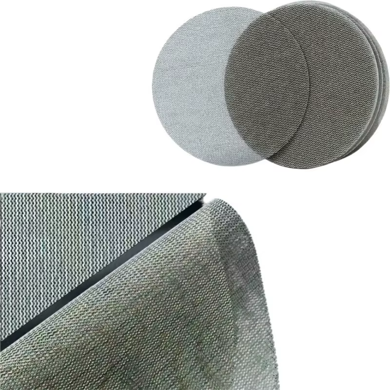29 pièces de papier abrasif de polissage de 5 pouces, grain 120, finition lisse, pour utilisation av