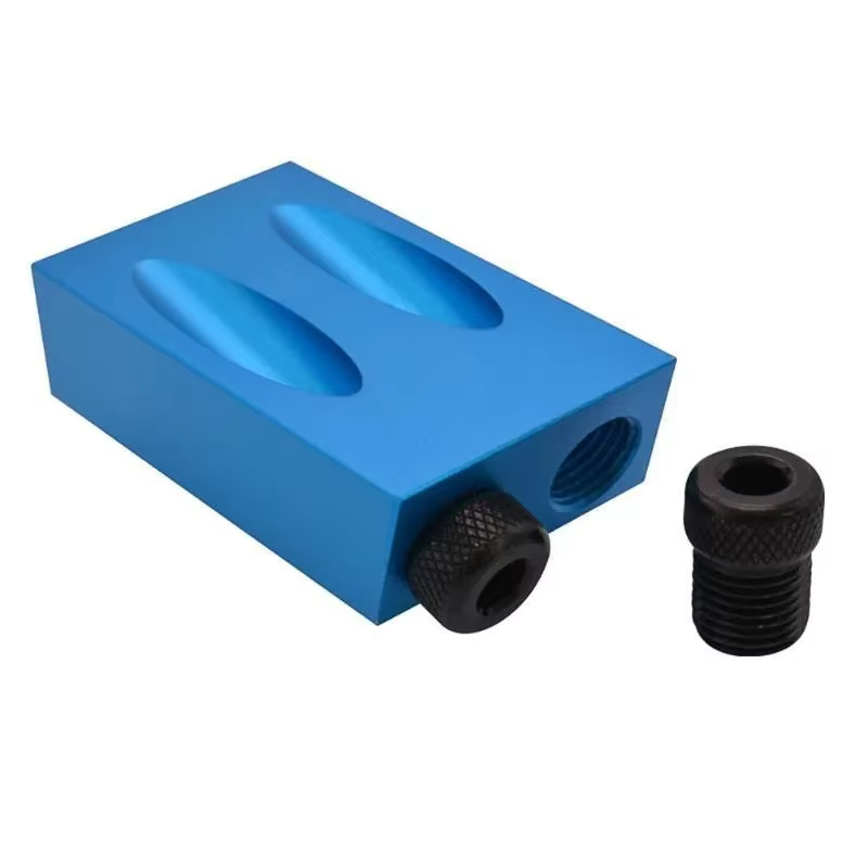 Localisateur de trous obliques pour le travail du bois, gabarit de trous de poche pour le perçage, e
